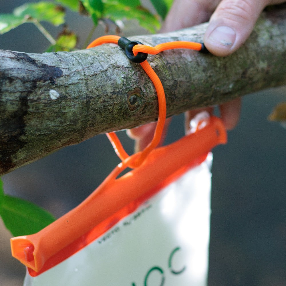 12 in GearTie Loopable Twist Tie, Bright Orange