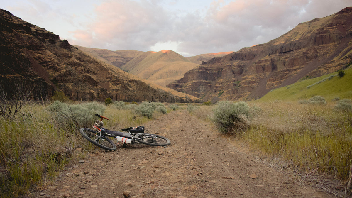 A bike in the desert.