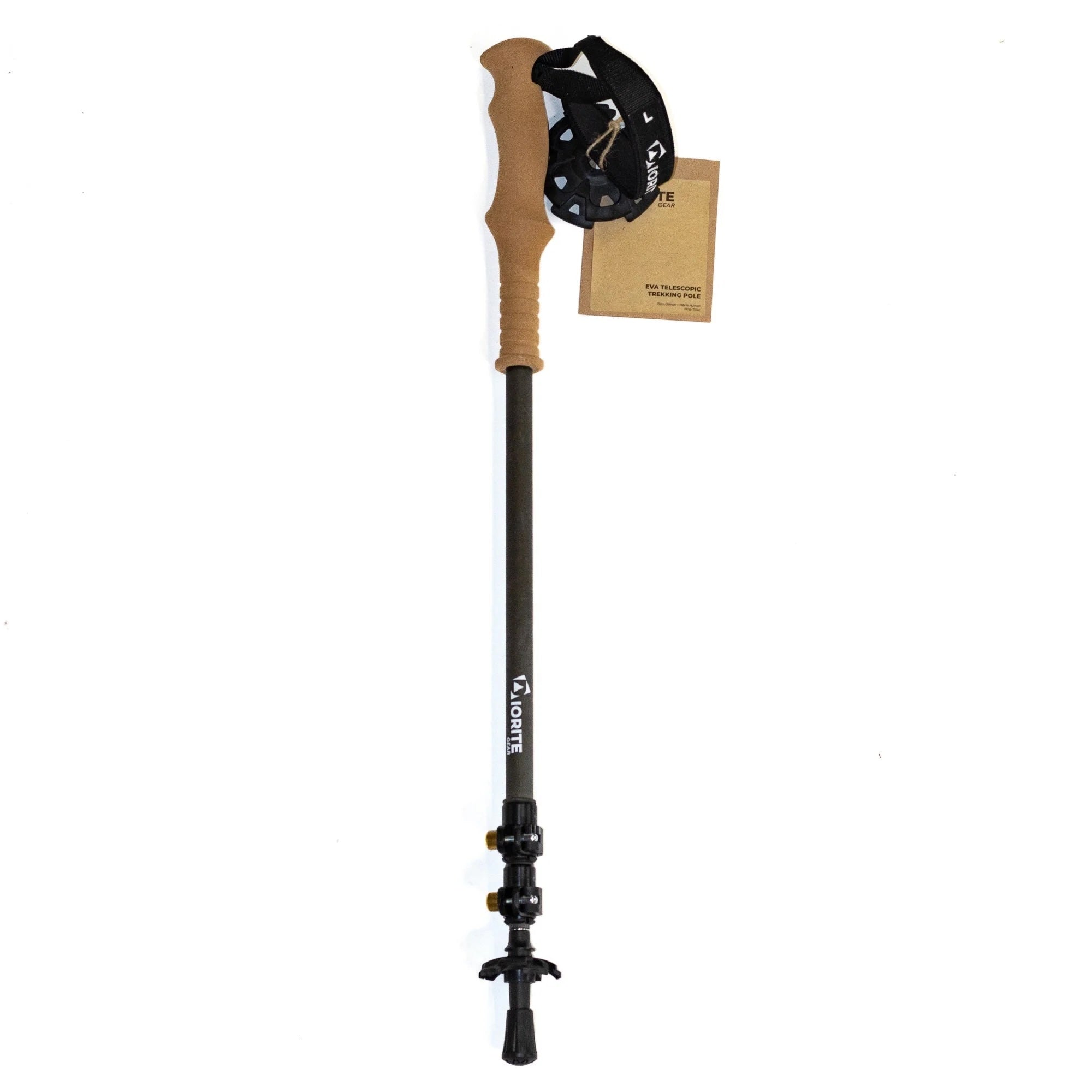 Refurbished Single Diorite Carbon Fiber Trekking Pole, Cork