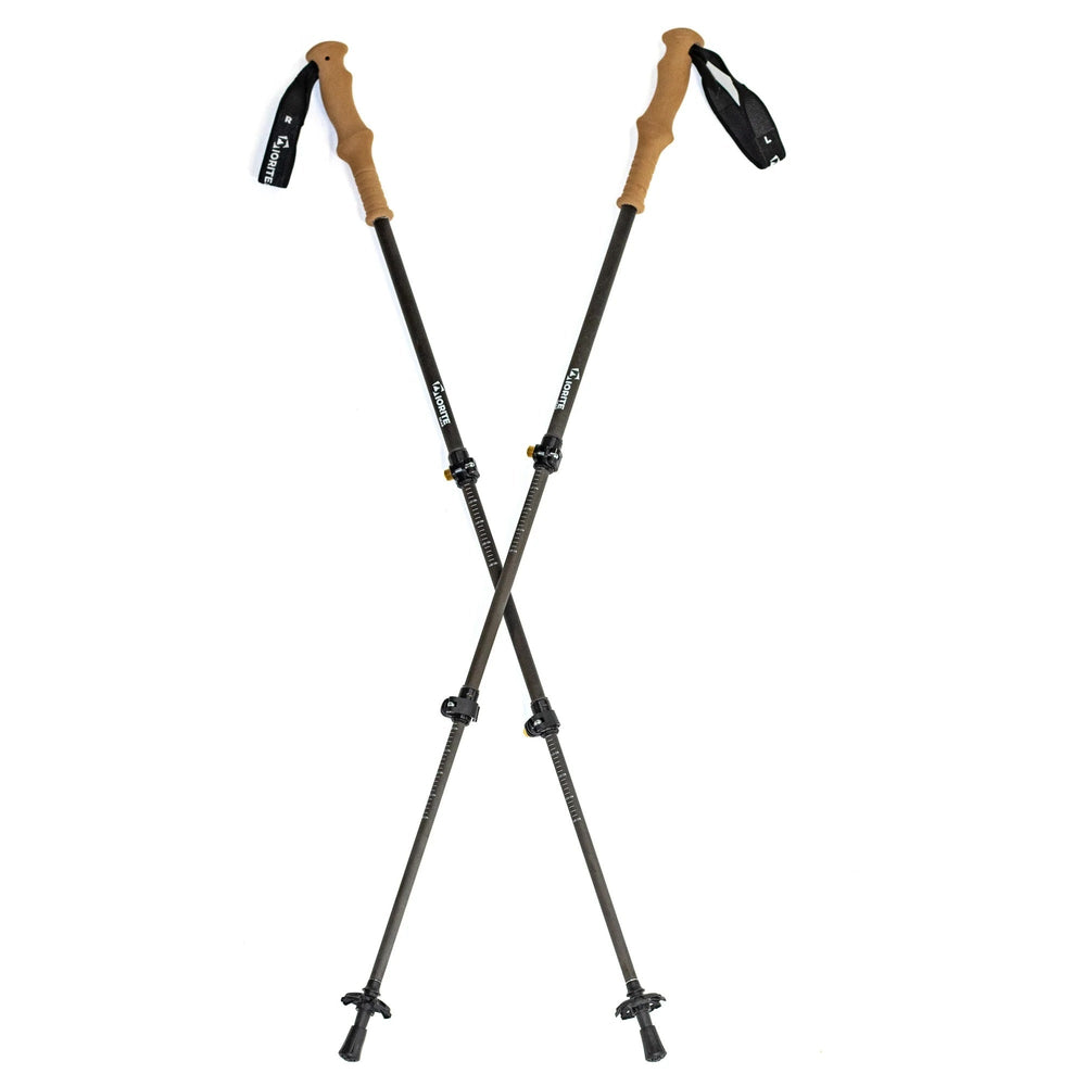 Diorite Telescopic Carbon Fiber Trekking Poles, Refurbished